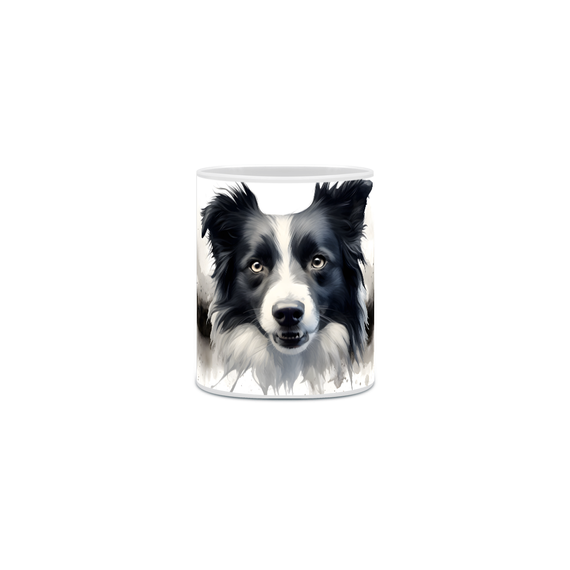 Caneca Border Collie com Arte Digital - #Autenticidade 0003