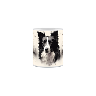 Caneca Border Collie com Arte Digital - #Autenticidade 0004