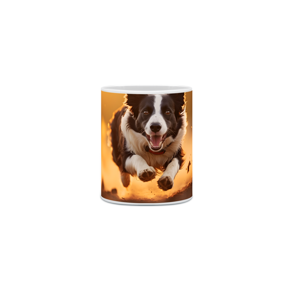 Caneca Border Collie com Arte Digital - #Autenticidade 0005