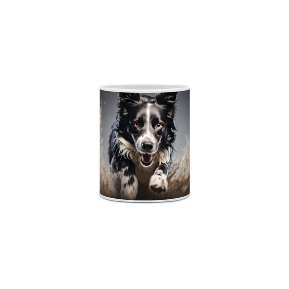 Caneca Border Collie com Arte Digital - #Autenticidade 0013