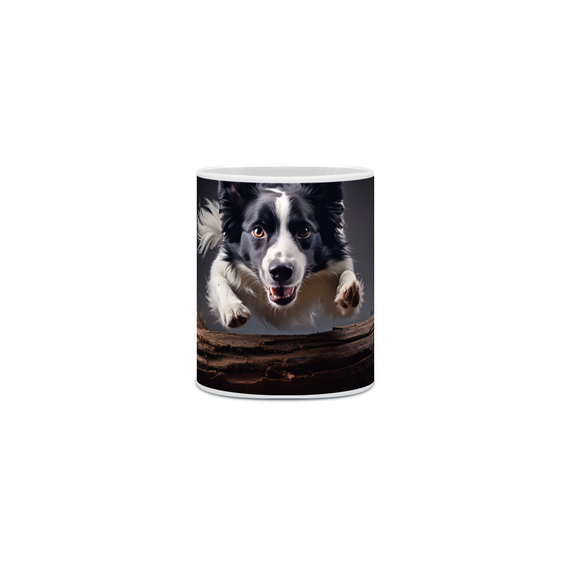 Caneca Border Collie com Arte Digital - #Autenticidade 0015