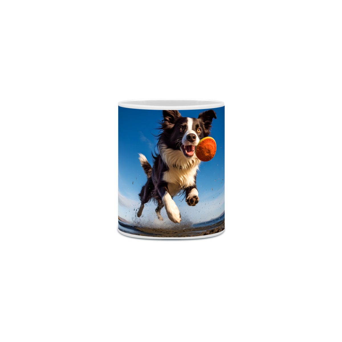 Nome do produto: Caneca Border Collie com Arte Digital - #Autenticidade 0016