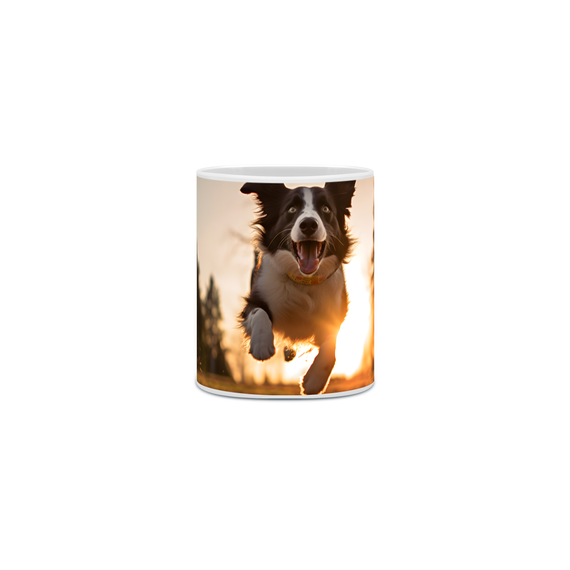 Caneca Border Collie com Arte Digital - #Autenticidade 0017