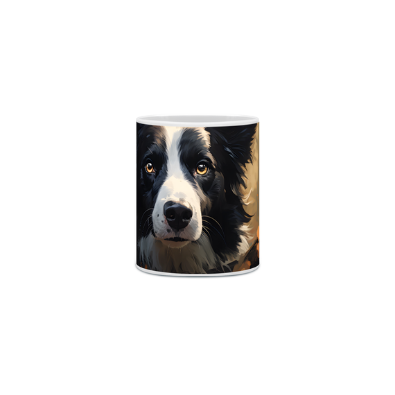 Caneca Border Collie com Arte Digital - #Autenticidade 0020