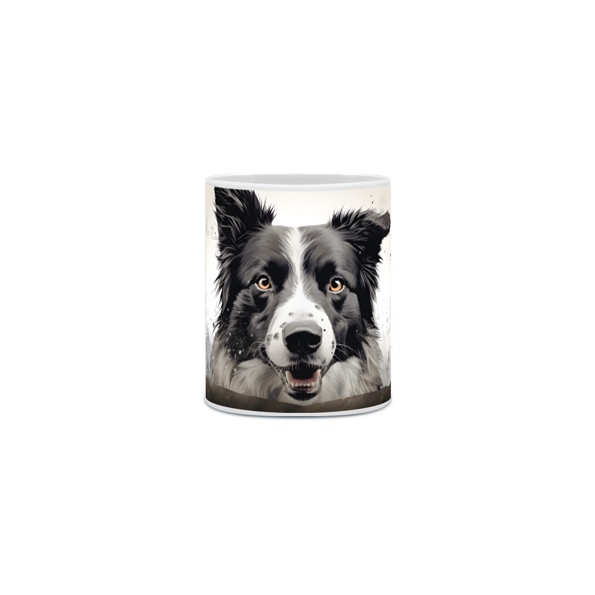 Nome do produto: Caneca Border Collie com Arte Digital - #Autenticidade 0021