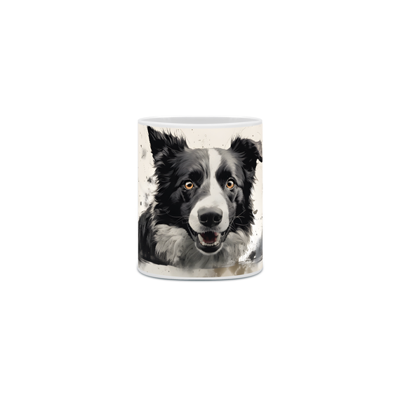 Caneca Border Collie com Arte Digital - #Autenticidade 0022