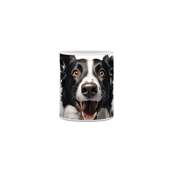 Caneca Border Collie com Arte Digital - #Autenticidade 0023