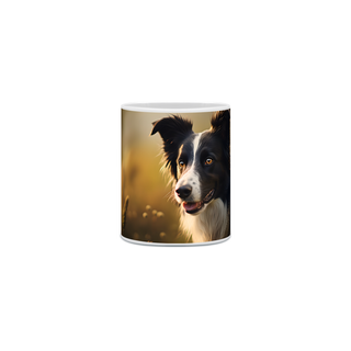 Caneca Border Collie com Arte Digital - #Autenticidade 0007