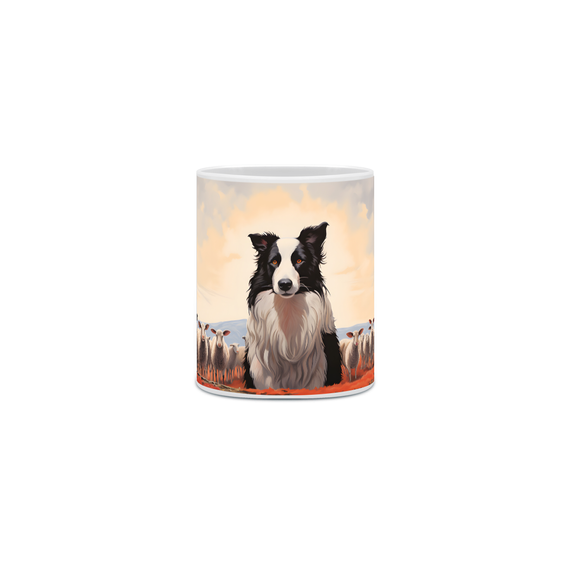 Caneca Border Collie com Arte Digital - #Autenticidade 0010