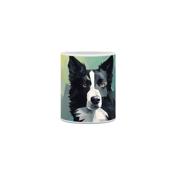 Caneca Border Collie com Arte Digital - #Autenticidade 0011