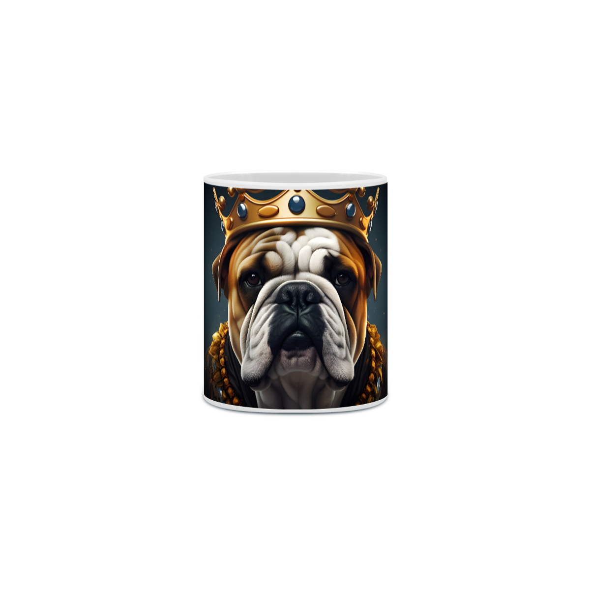 Nome do produto: Caneca Bulldog Inglês com Arte Digital - #Autenticidade 0009