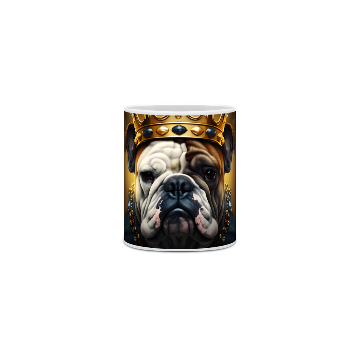 Nome do produto: Caneca Bulldog Inglês com Arte Digital - #Autenticidade 0011