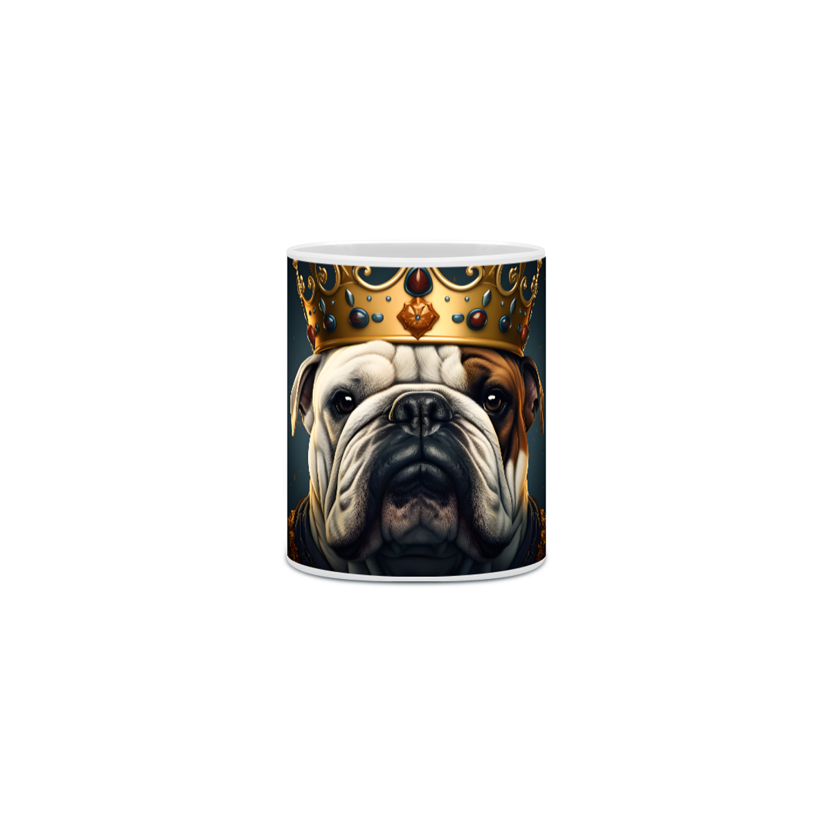 Nome do produto: Caneca Bulldog Inglês com Arte Digital - #Autenticidade 0003