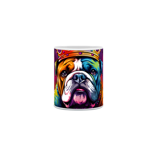 Caneca Bulldog Inglês com Arte Digital - #Autenticidade 0006