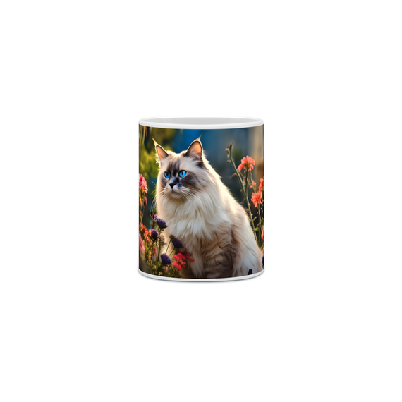 Caneca Gato Persa com Arte Digital - #Autenticidade 0002