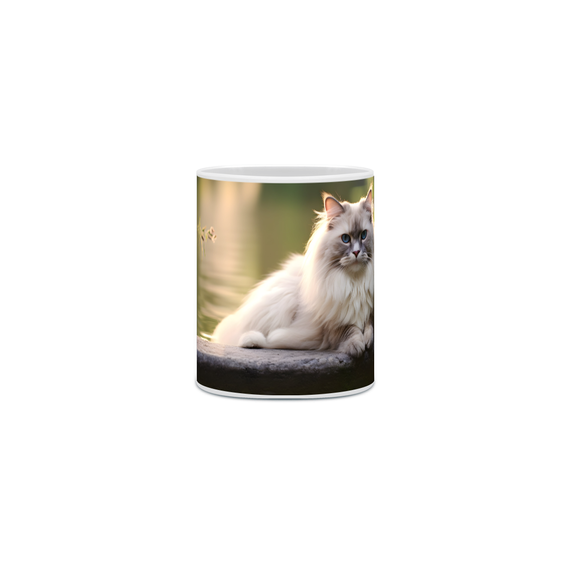 Caneca Gato Persa com Arte Digital - #Autenticidade 0004