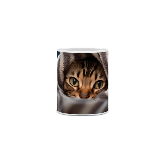 Caneca Gato Bengal com Arte Digital - #Autenticidade 0009