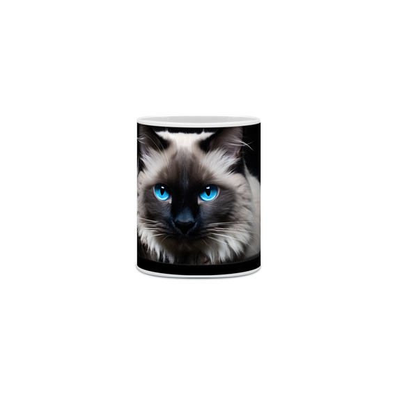 Caneca Gato Persa com Arte Digital - #Autenticidade 0009