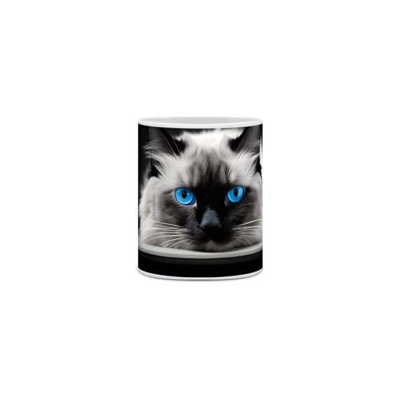 Caneca Gato Persa com Arte Digital - #Autenticidade 0010