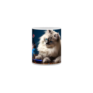 Caneca Gato Persa com Arte Digital - #Autenticidade 0005