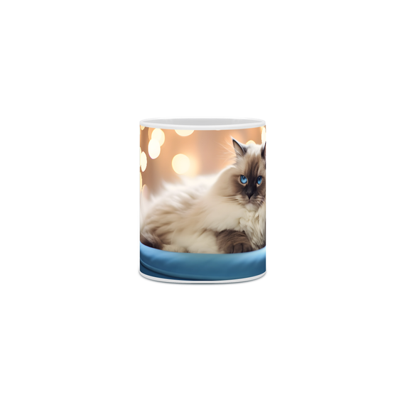 Caneca Gato Persa com Arte Digital - #Autenticidade 0007