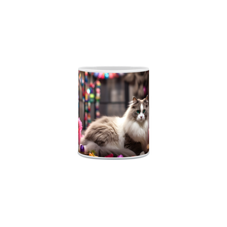 Caneca Gato Persa com Arte Digital - #Autenticidade 0016