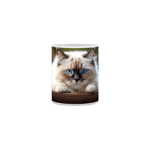 Caneca Gato Persa com Arte Digital - #Autenticidade 0019