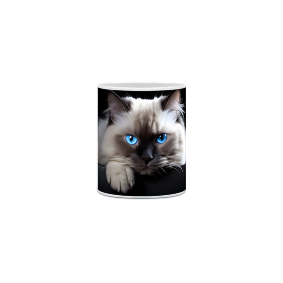 Caneca Gato Persa com Arte Digital - #Autenticidade 0013