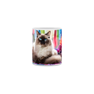Caneca Gato Persa com Arte Digital - #Autenticidade 0014