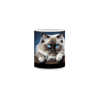 Caneca Gato Persa com Arte Digital - #Autenticidade 0015