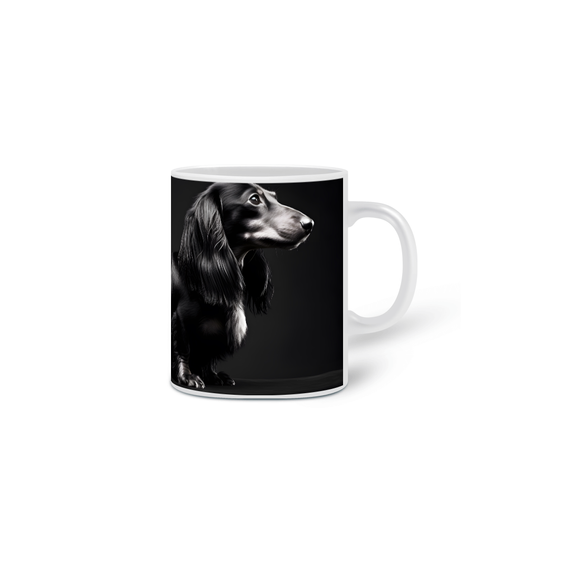 Caneca Dachshund(Salsicha) com Arte Digital - #Autenticidade 0018