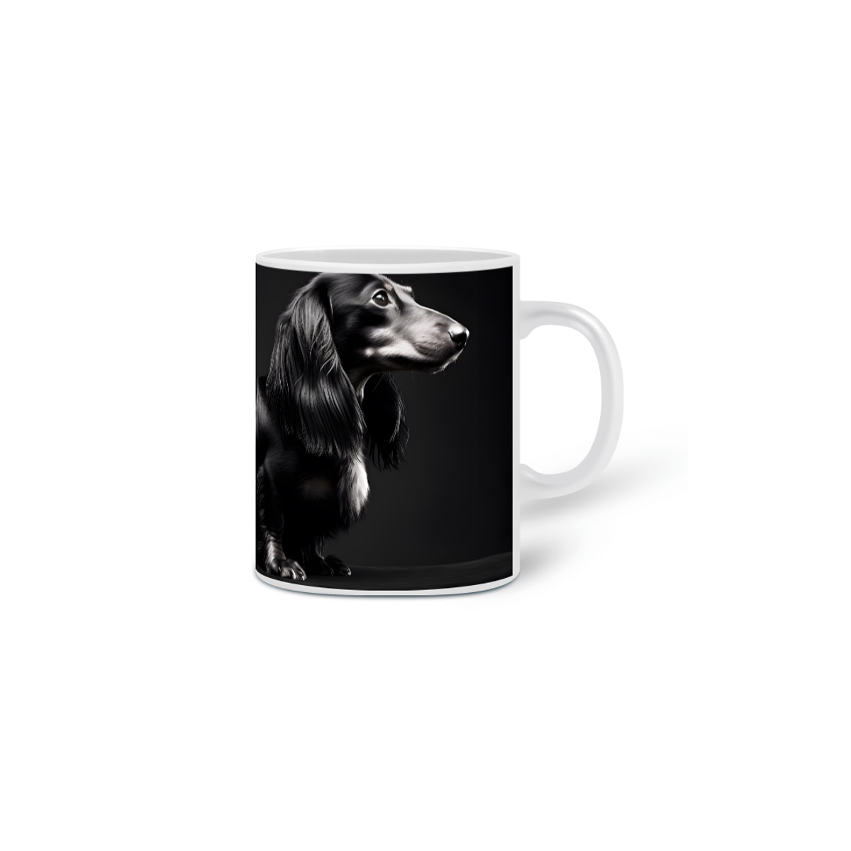 Nome do produto: Caneca Dachshund(Salsicha) com Arte Digital - #Autenticidade 0018