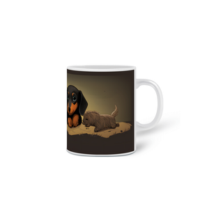 Nome do produtoCaneca Dachshund(Salsicha) com Arte Digital - #Autenticidade 0002