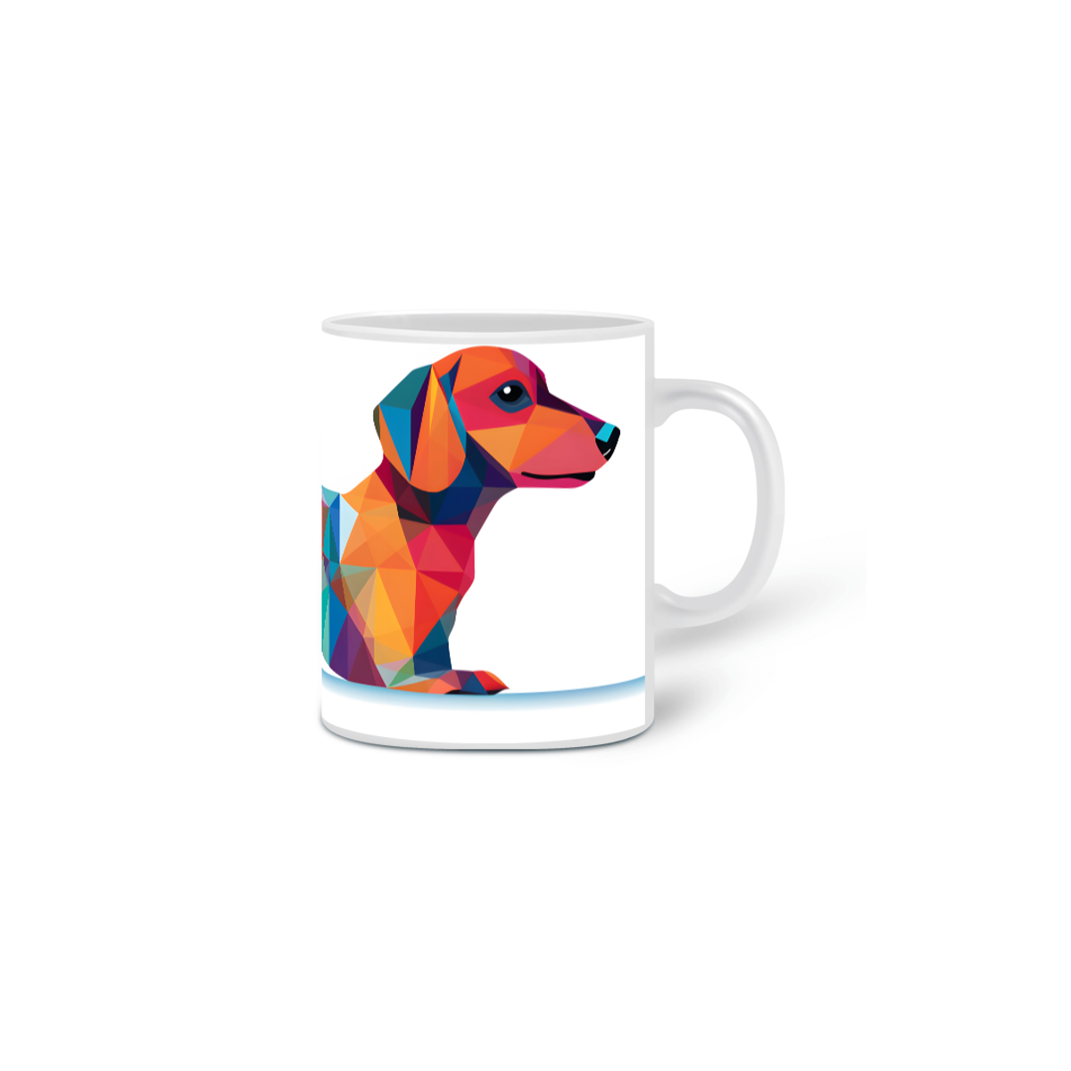 Nome do produto: Caneca Dachshund(Salsicha) com Arte Digital - #Autenticidade 0011