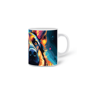 Nome do produtoCaneca Pastor Alemão com Arte Digital - #Autenticidade 0017