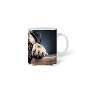 Nome do produtoCaneca Pug com Arte Digital - #Autenticidade 0014