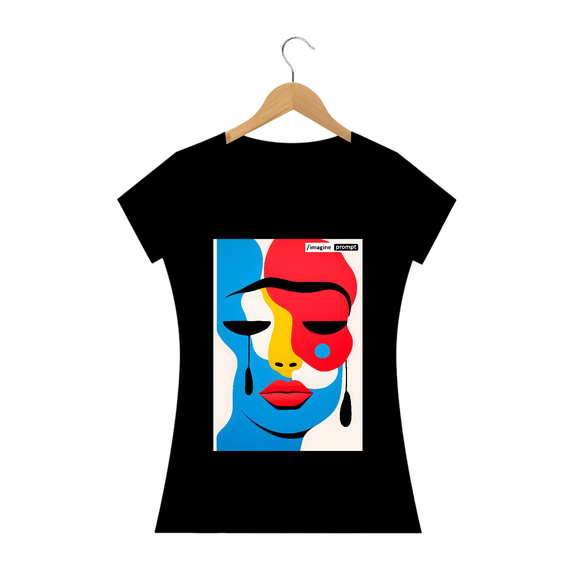 Camiseta Minimalista com Arte Digital  - #Autenticidade 0002