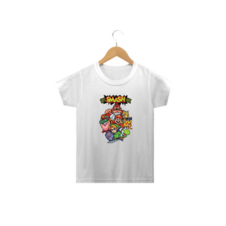 Camiseta Infantil - Super Smash Bros 