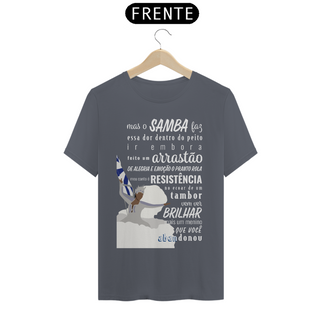 Nome do produtoBeija-Flor 2018: Mas o samba faz essa dor dentro do peito ir embora: Camiseta