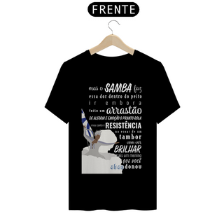 Nome do produtoBeija-Flor 2018: Mas o samba faz essa dor dentro do peito ir embora: Camiseta