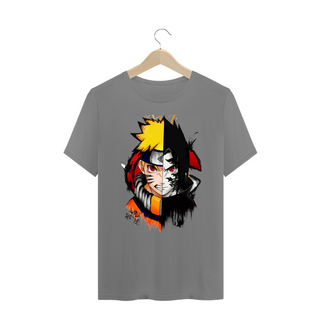 Nome do produtoCamiseta Plus Size Naruto vs Sasuke