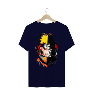 Nome do produtoCamiseta Plus Size Naruto vs Sasuke