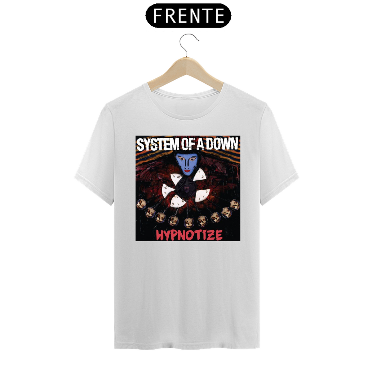 Nome do produto: Camiseta System Of A Down Hypnotyze Cores