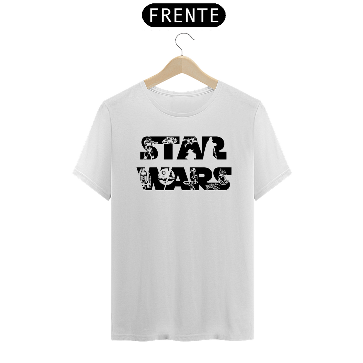 Nome do produto: Camiseta Star Wars cores