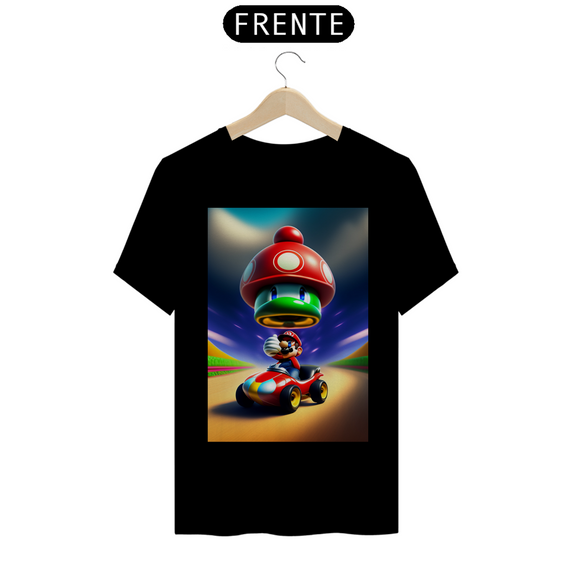 Camisa Mario kart cogumelo