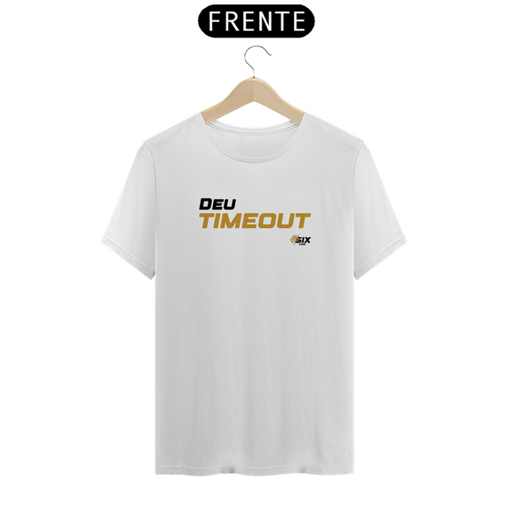 Camisa SixCore Branca - Deu Timeout