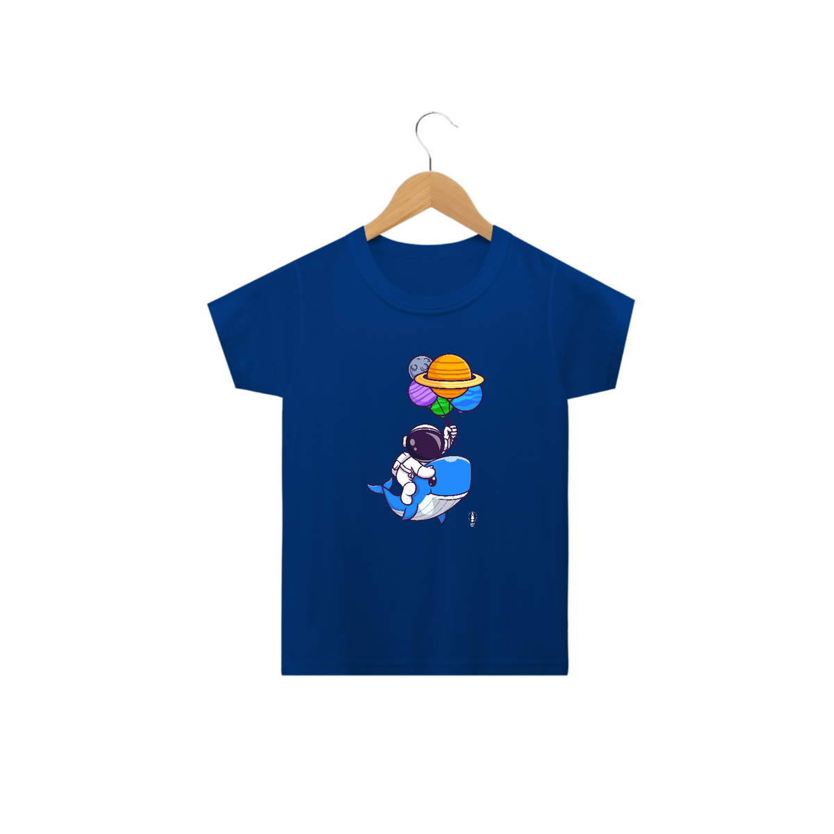 Nome do produto: Camiseta Astronauta Baleia