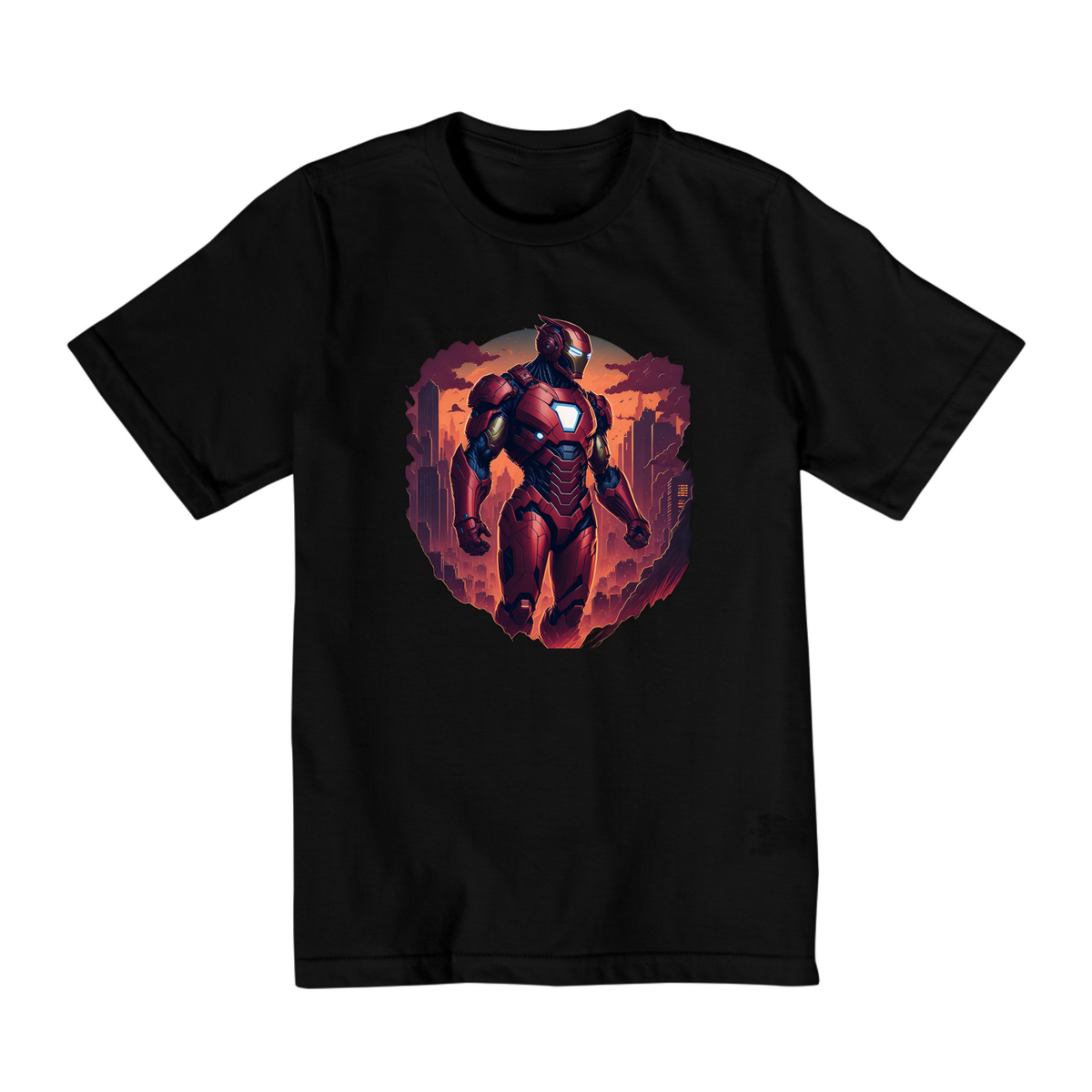 Nome do produto: Camisa Infantil Homem de Ferro
