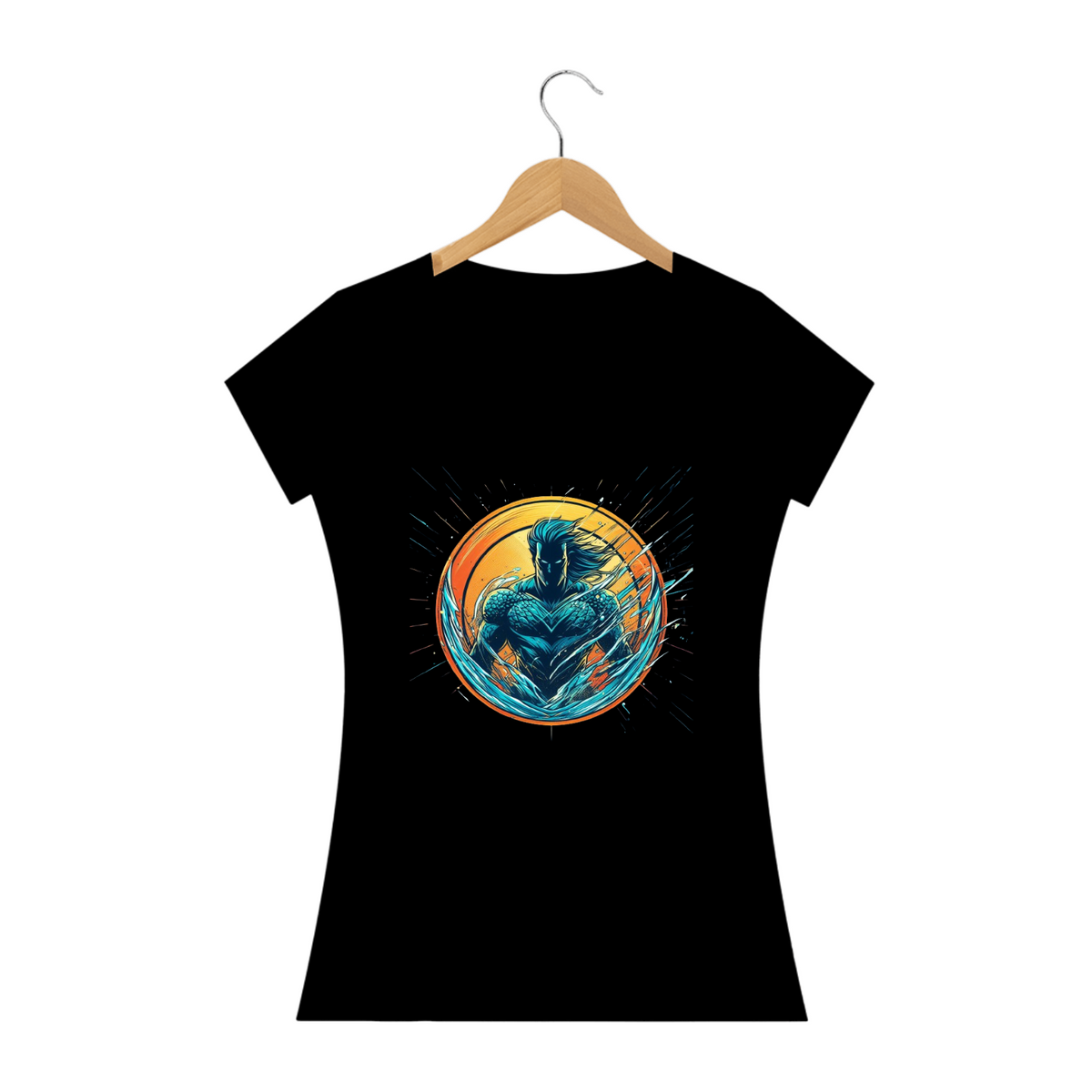 Nome do produto: Camisa Baby Long Aquaman II