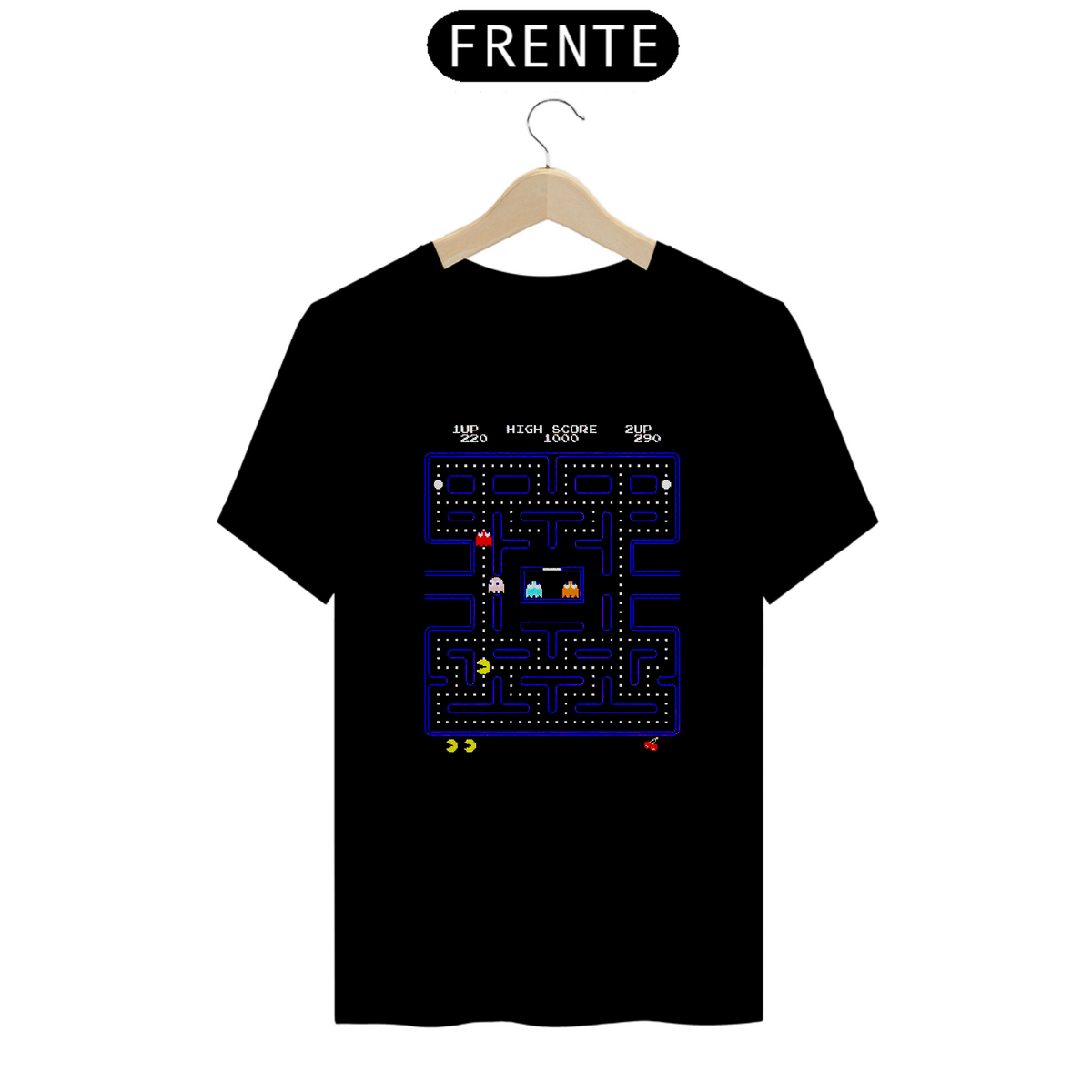 Nome do produto: Camisa Baby Long  Pac-Man